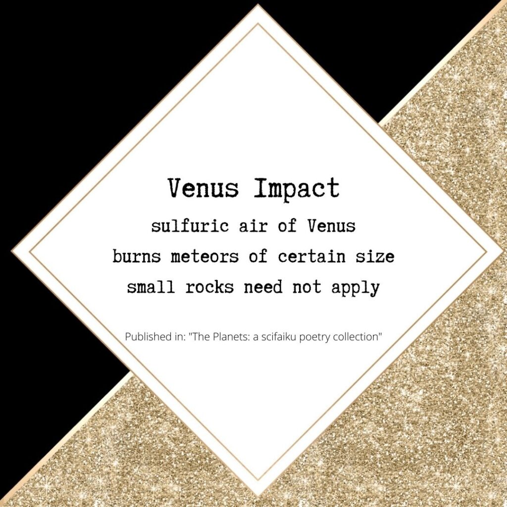 Scifaiku - 2021 - Venus Impact